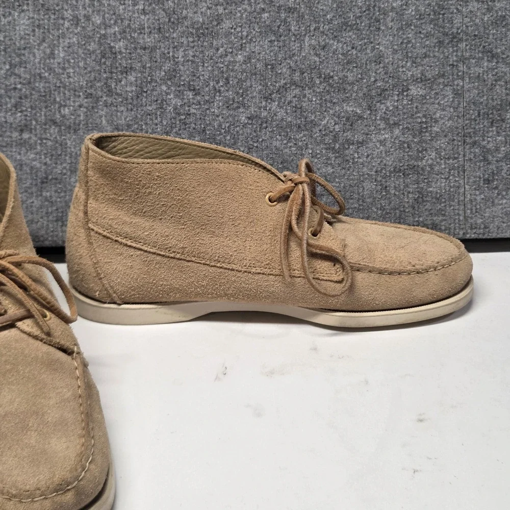 Todd Snyder x Sebago Docksides Mens 10.5M Tan Suede Chukka Moc Toe Boat Shoes